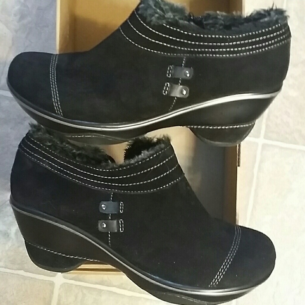 Jambu Beijing black suede 10b medium shoes NWT